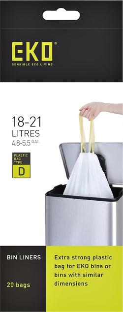 EKO Abfallsack Typ D 18-21 LTR (20 x, 21 l)