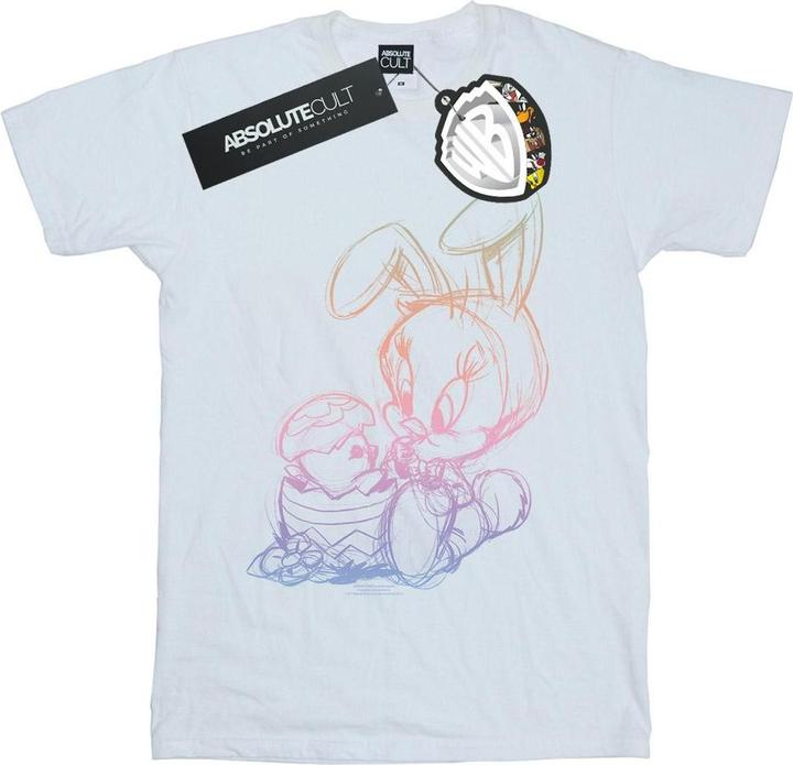 Produktbild Looney Tunes Tweety Pie Easter Egg Sketch TShirt (XXL)