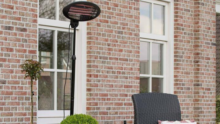 Actual product image Sunred Heater SMQ2000A, Elekra Quartz Standing Infrared, 2000 W, Juodas (2000 W)