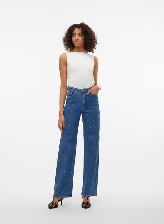 Actual product image Vero Moda VMTESSA Hohe Taille Weit geschnitten Jeans Weit geschnitten (W29/L34)