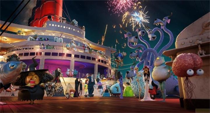 Actual product image Rainbow Hotel Transylvania 3 - A Monster Holiday - 4K Blu Ray (Blu-ray, German, French, English)