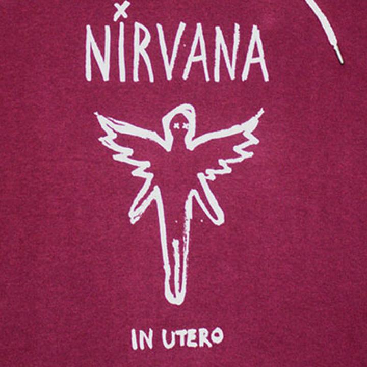 Actual product image Nirvana Unisex Adult In Utero Outline Pull Over Hoodie (XXL)