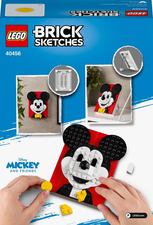 Produktbild LEGO Brick Sketches - Micky Maus (40456, LEGO Disney, LEGO Seltene Sets)