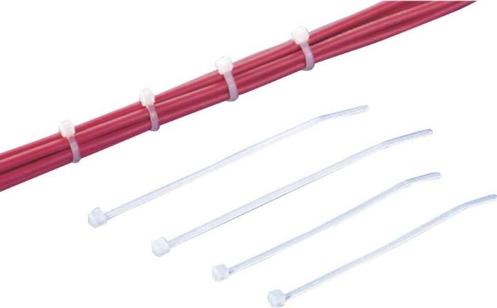 Produktbild HellermannTyton Kabelbinder 300x4,7mm PA6.6 (Kunststoffkabelbinder, 300 mm, 100 Stk.)