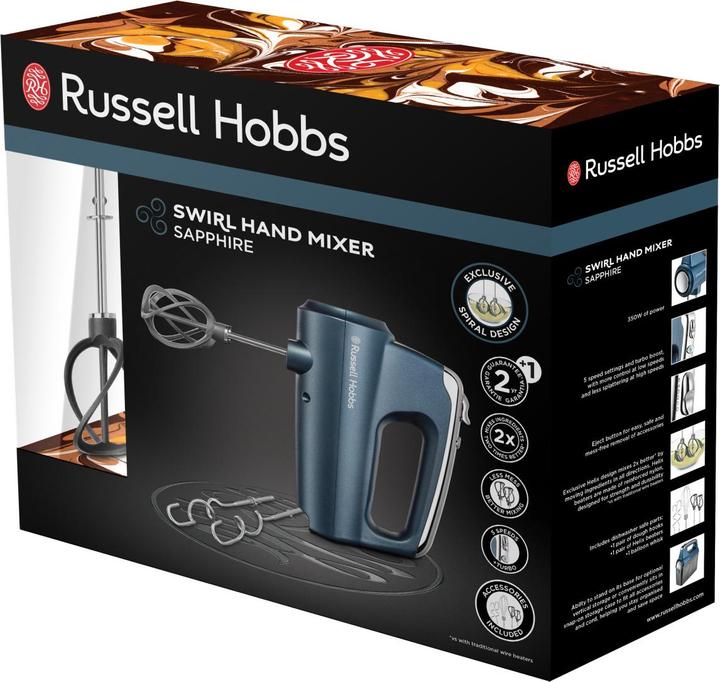 Produktbild Russell Hobbs SWIRL Handmixer Saphir (350 W)