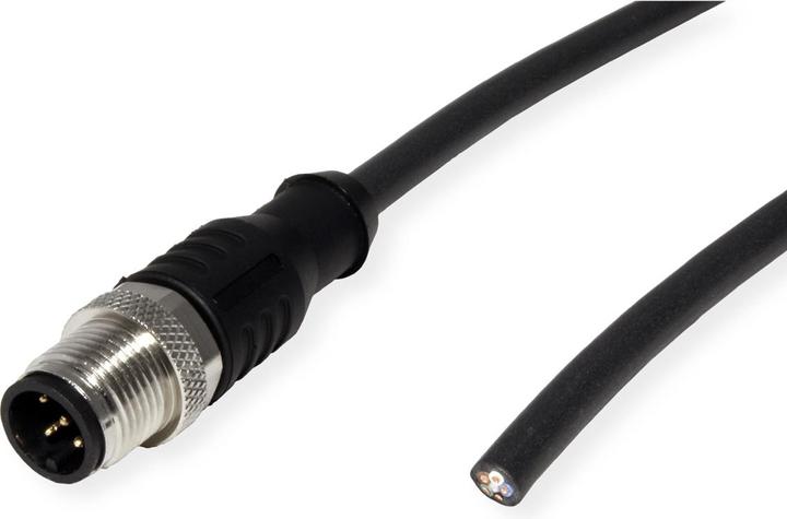 Produktbild Metz Connect MC 142MDA10100 - Sensorleitungen M12 5 pol Stecker> offenes Ende 10 (CAT6, 10 m)