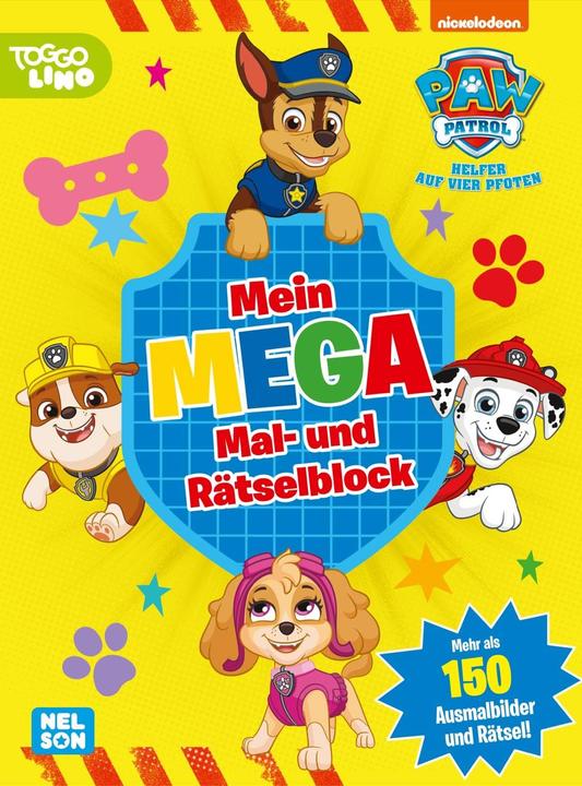 Actual product image PAW Patrol - My Mega Colouring and Puzzle Pad