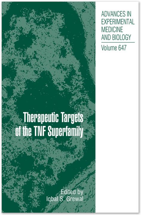 Immagine prodotto Therapeutic Targets of the TNF Superfamily (Iqbal S. Grewal, 2010)