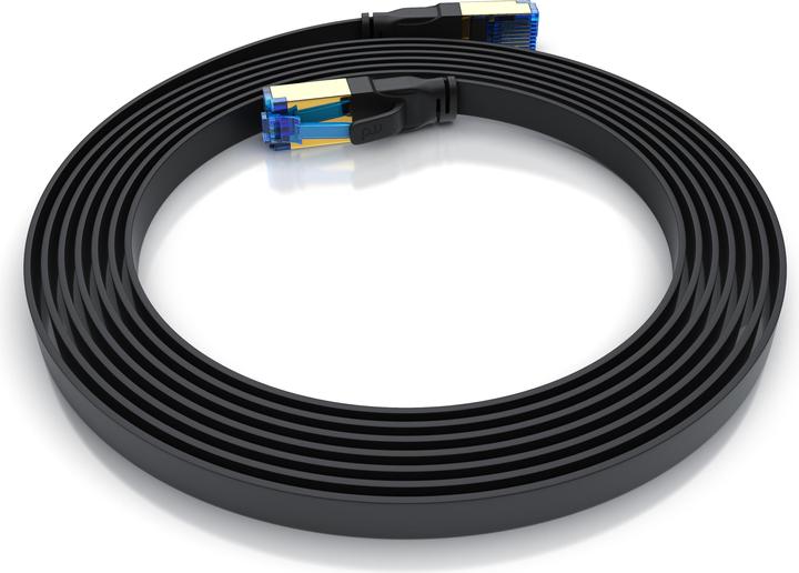 Produktbild Primewire CAT 8.1 Netzwerkkabel Flach - LAN Patchkabel Datenkabel - Flachbandkabel Verlegekabel - Cat 6 Cat 7 (U/FTP, CAT8.1, 7.50 m)
