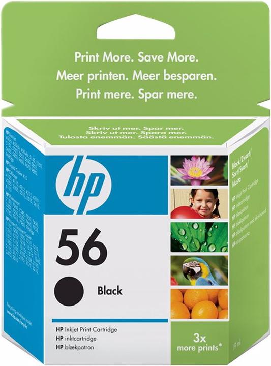 Produktbild HP 56 - 19 ml - Schwarz - Original - Blisterverpackung (BK)