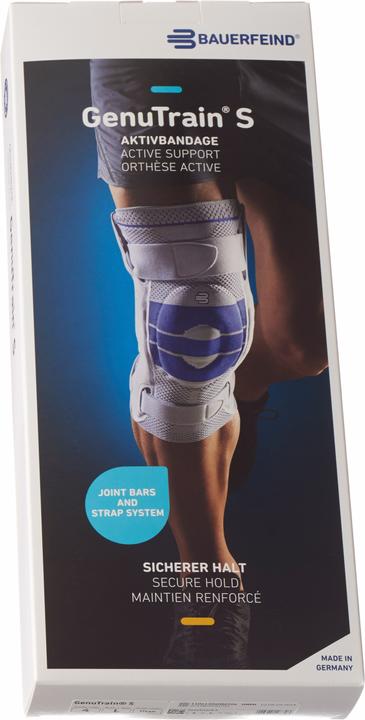 Produktbild GenuTrain S Aktivbandage Grösse 4 rechts titan (4)