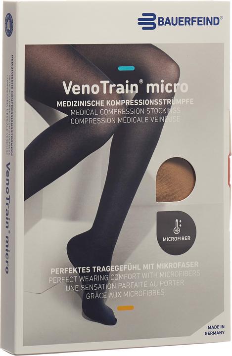 Veno Train MICRO A-G KKL2 S normal/long offene Fussspitze caramel Haftband Noppen (S)