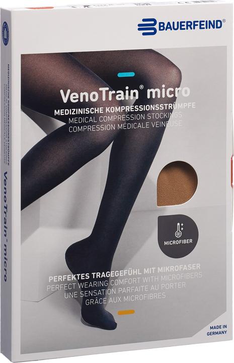 Veno Train MICRO A-G KKL2 M plus/long geschlossene Fussspitze caramel Haftband Noppen (M)