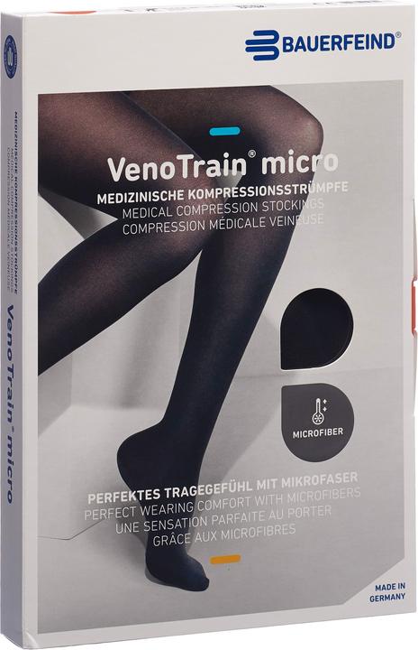 Veno Train MICRO A-G KKL2 M plus/short geschlossene Fussspitze schwarz Haftband Noppen