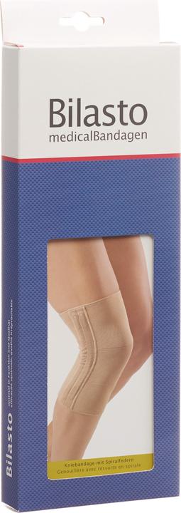 Bilasto Uno Kniebandage je 2 Spiralfedern M beige (M)