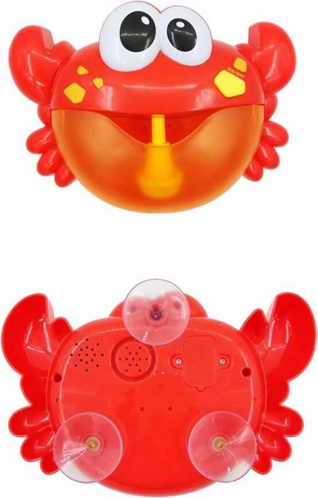 Actual product image Kik Bubble generator foam crab bath toy