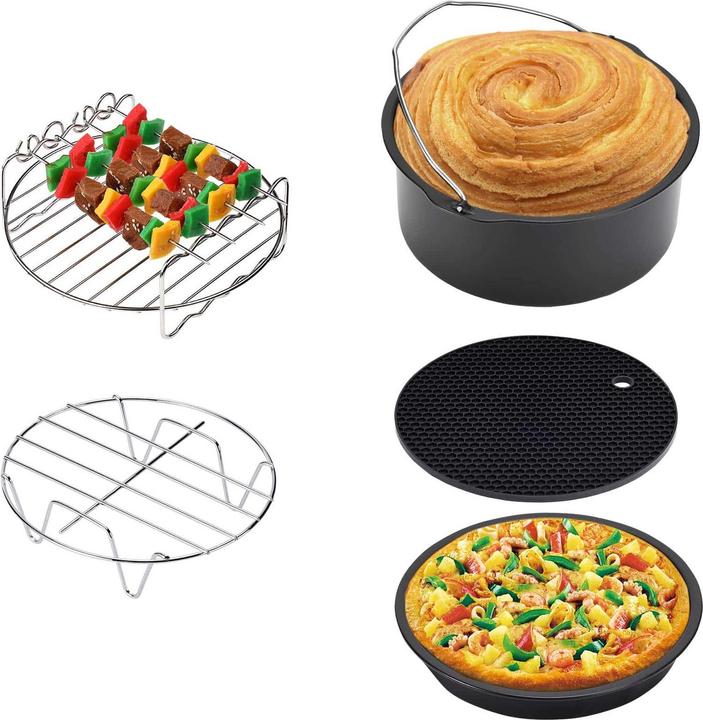 Actual product image Monzana Hot air fryer set 9 pcs.