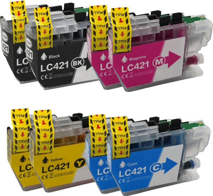 Actual product image Hermex Compatible ink cartridge for Brother MFC-J1010DW (M, Y, FC, C)