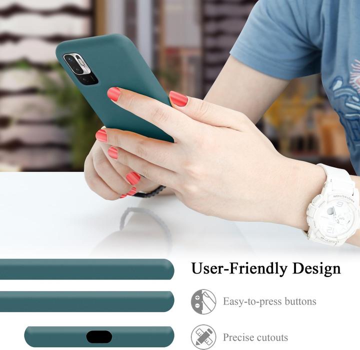 Immagine prodotto Cadorabo Custodia in silicone liquido TPU (Xiaomi Poco M3 Pro 5G, Xiaomi Redmi Nota 10 5G)