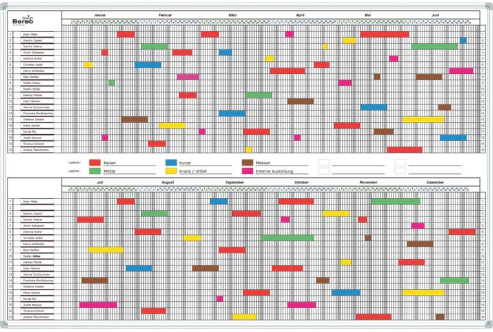 Image du produit Berec Planificateur annuel B 383 (60 x 90 cm)