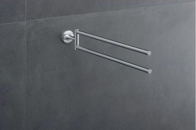 Immagine prodotto Duravit Portasciugamani STARCK T a 2 bracci, mobile, 465 mm, cromo