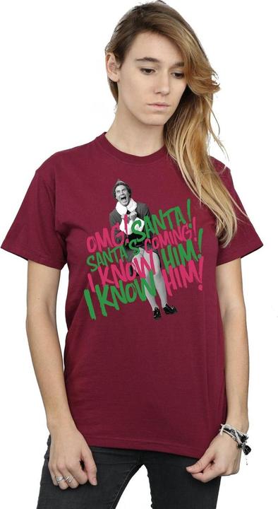 Produktbild Elf Santa's Coming TShirt (L)