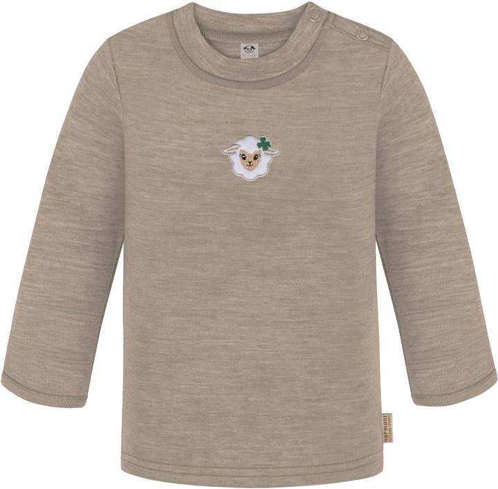 Actual product image Normani 3-pack baby merino longsleeve "Taupo" - 9475 (110)