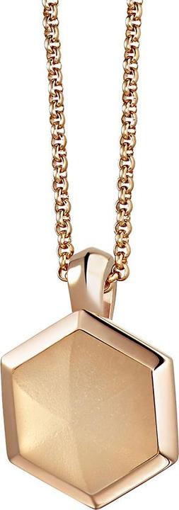 Actual product image Xen Pendant with rock crystal matt - rose gold plated (Stainless steel)