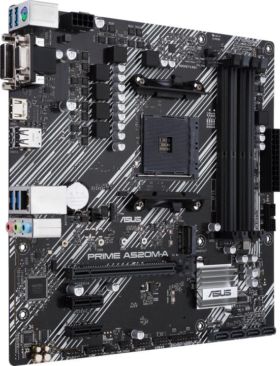 Actual product image ASUS PRIME A520M-A II/CSM (AM4, AMD A520, mATX)