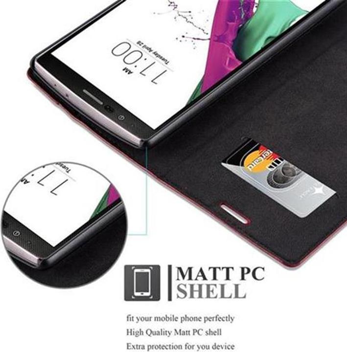 Productafbeelding Cadorabo Boek Invis. Magnetisch deksel (LG G4, Motorola Moto G4 Plus)