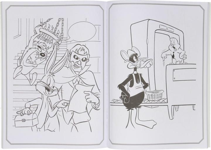 Image du produit Warner Bros Color Livre de coloriage Looney Tunes avec autocollants