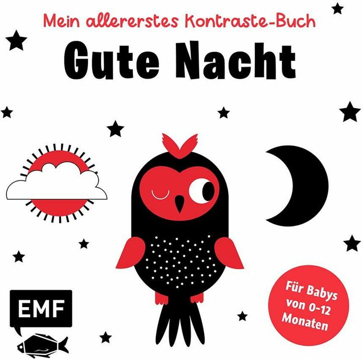 Actual product image My very first contrast book: Good night - for babies from 0-12 months (German)