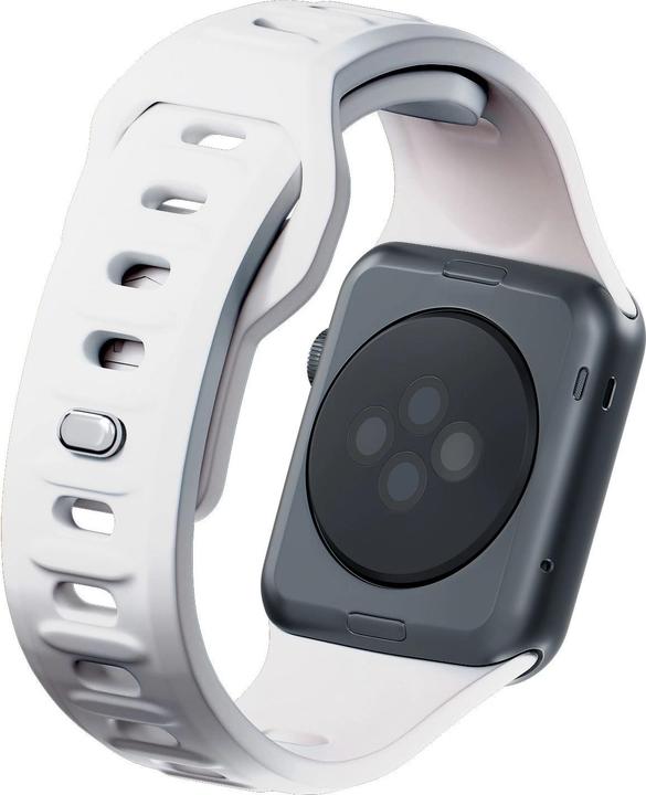 Immagine prodotto 3MK Cinturino in silicone biały/white dla Apple Watch 42/44/45/49mm (Silicone, Acciaio inossidabile)