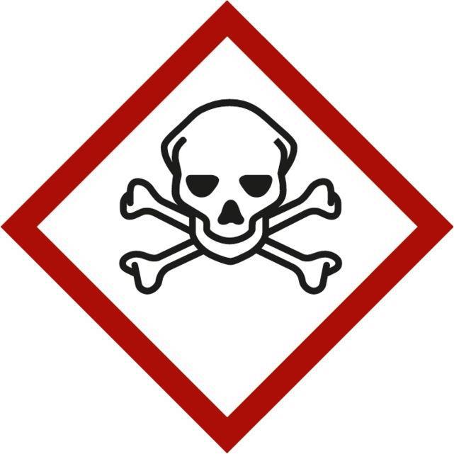 Image du produit Promat Symbole de danger Tête de mort avec os croisés, Type : 03021
