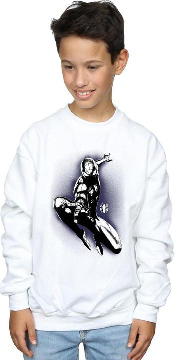 Actual product image Boys Spider-Man Jump Spray Sweatshirt (140, 146)