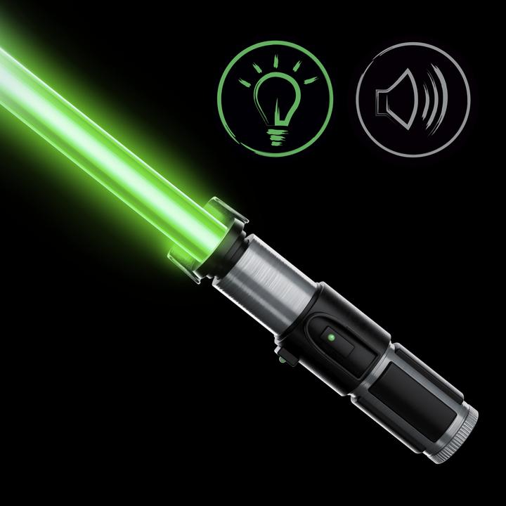 Actual product image Hasbro Star Wars The Black Series Yoda Premium Force FX Elite Lightsaber