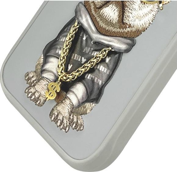 Produktbild Nimmy case iPhone 15 Pro Max 6.7" gray Glasses Cool Dog (Apple iPhone 15 Pro Max)