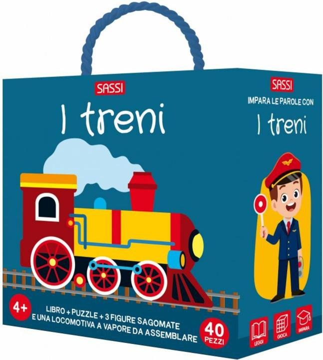 Image du produit Sassi Q-box. Trains (40 pièces)
