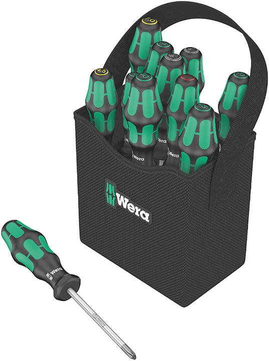 Produktbild Wera Kraftform 2go 300 (Phillipps-Kreuzschlitz (PH), Torx (TX), Pozidriv-Kreuzschlitz (PZ), Schlitzschrauben)