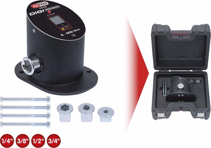 Produktbild KS Tools Werkstattprüfgerät (3/4", 1/2", 3/8", 5 Nm, 500 Nm)
