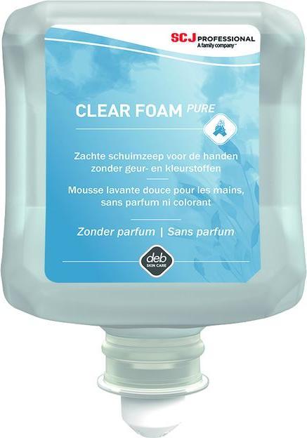 Produktbild Stoko Schaumseife Clear FOAM Pure 1 l passend für 4707 020 186 ohne Duft-/Farbstoffe (Flüssigseife, 1000 ml)