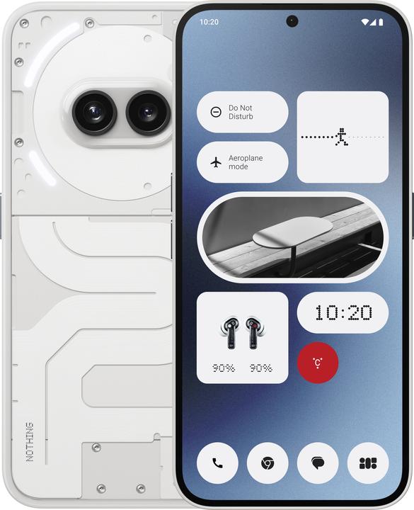 Nothing Phone (2a) (128 Go, Blanc, 6.70", Double SIM, 50 Mpx, 5G)