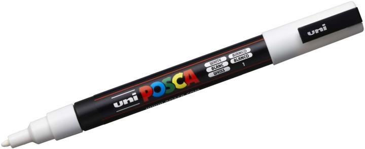 Actual product image Posca Marker PC-3M round tip (White, 1.30 mm, 1 x)