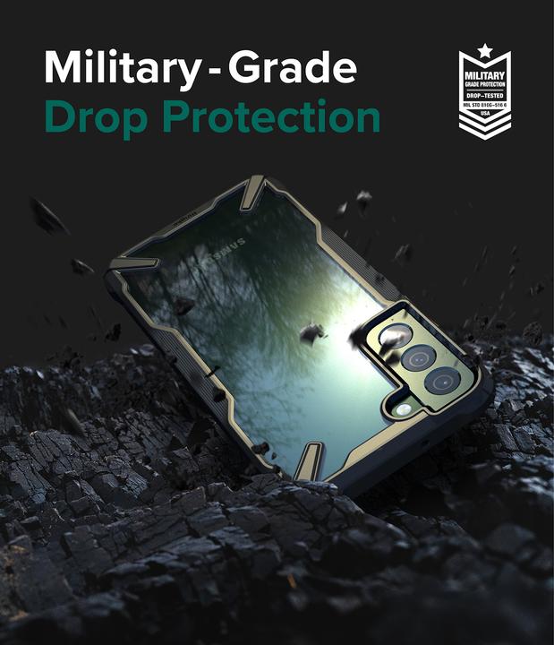 Image du produit Ringke Fusion X coque armée avec cadre Samsung Galaxy S22 + (S22 Plus) noir (Samsung Galaxy S22+)