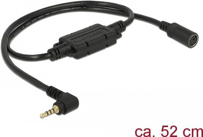 Produktbild Navilock 62881 2.5 mm 4 pin MD6 Schwarz Kabelschnittstellen-/adapter (0.52 m)
