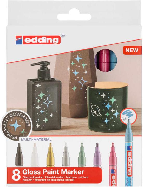 Schwarz, Weiss, Silber, Rosa, Gelb, Kupfer, Gold, Hellblau