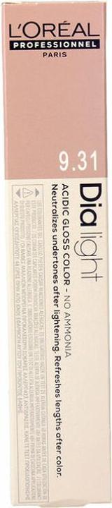 Produktbild L'Oréal Professionnel DIA LIGHT gel-creme acide sans amoniaque #9,31 50 ml (9.31 Sehr helles Blond Gold Asch)
