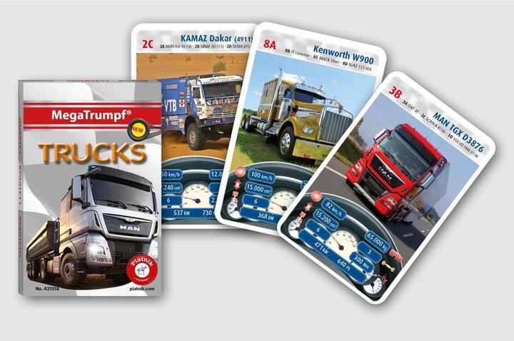 Actual product image Piatnik Quartet trucks (French, Italian, German, English)