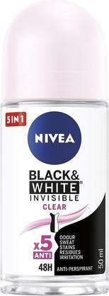 Produktbild NIVEA Invisibleack&White Antiperspirant W Bullet 48H (Roll-on, 50 ml)