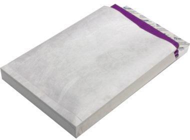 Produktbild Tyvek Faltentaschen B4 oF/hk 40mm Klotzboden 68g weiss Karton 100 Stück (100 x)
